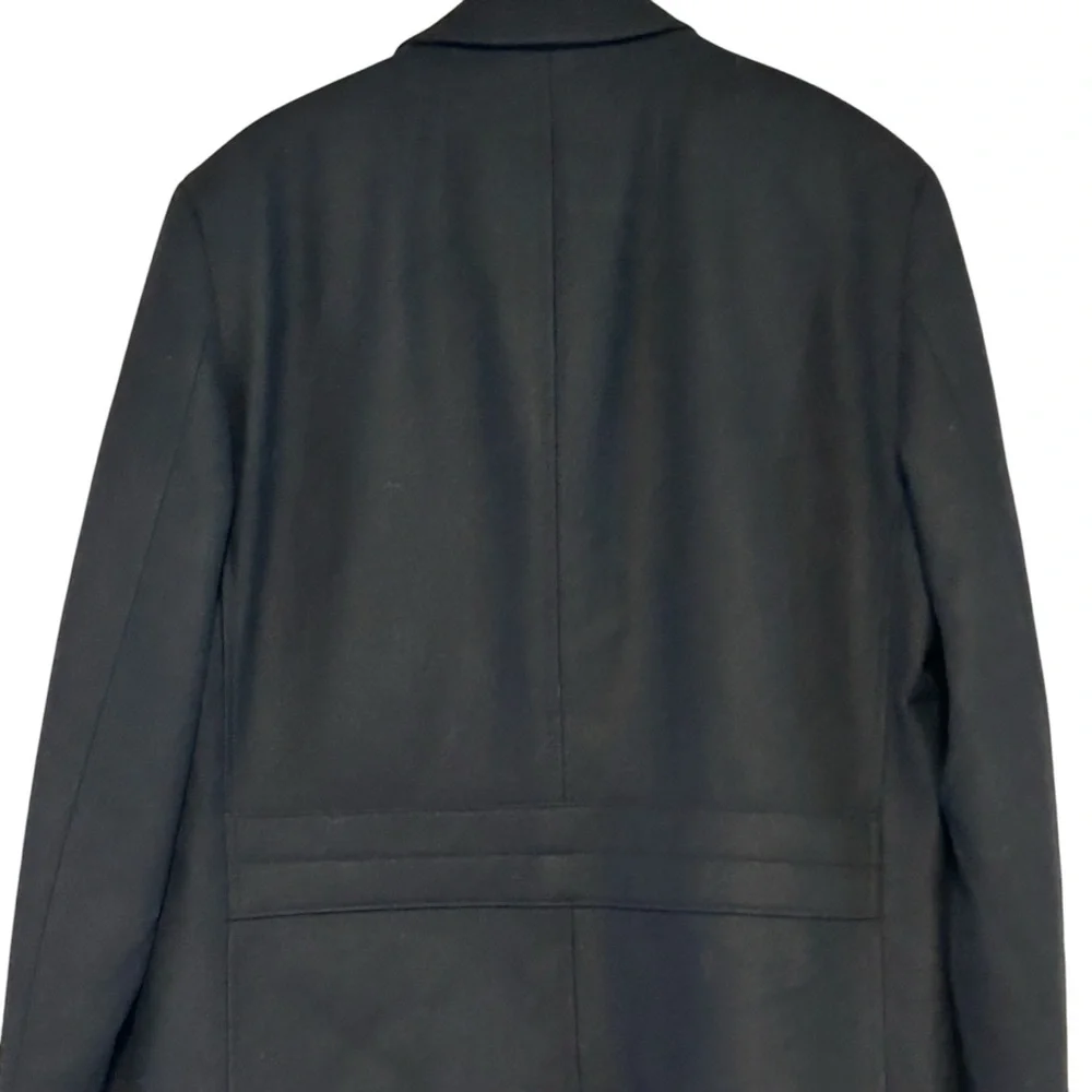 Boss Hugo Boss Wool Blend Coat Black Size 42L US 102 Europe